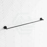 Fienza Kaya 900Mm Single Towel Rail Matte Black Rails