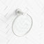Fienza Kaya Hand Towel Ring Matt White Holders
