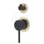 Fienza Kaya Wall Diverter Mixer Small Round Matte Black Plates Multi-Colour Mixers 