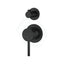 Fienza Kaya Matte Black Wall Diverter Mixer Small Round Plates Multi-Colour Mixers 