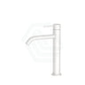 Fienza Kaya Medium Basin Mixer Matt White Tall Mixers