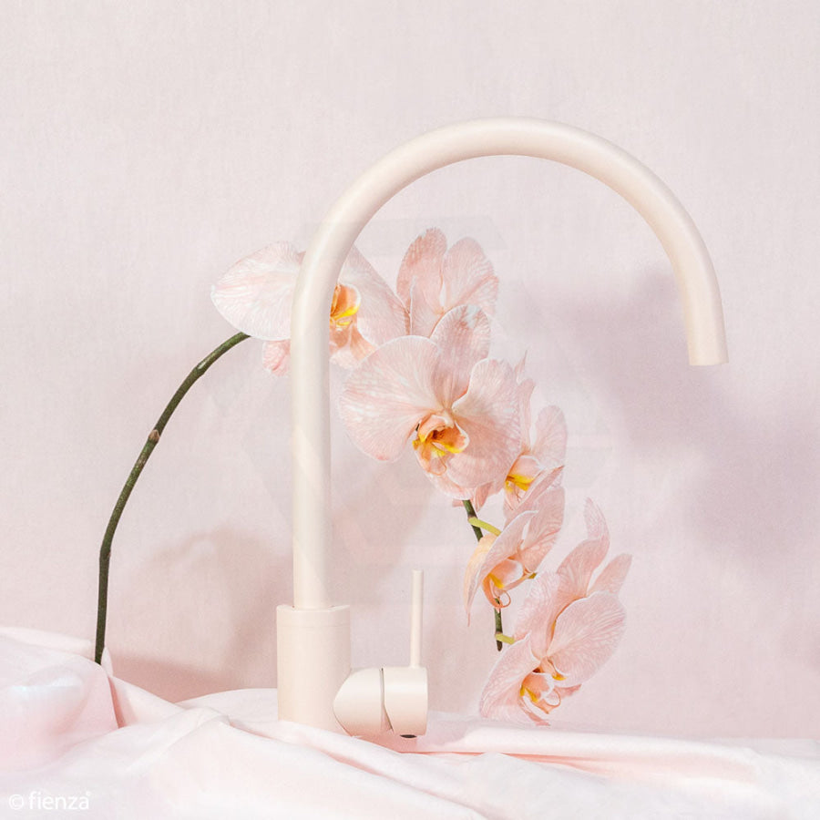 Fienza Kaya Sink Mixer Blossom Matte Swivel Mixers