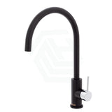 Fienza Kaya Sink Mixer Matt Black Multi-Colour Handle Swivel Mixers