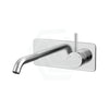 Fienza Kaya Up Wall Basin/Bath Mixer With Spout Multi-Colour Chrome Mixers With