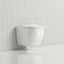 Fienza Koko Rimless Flush Gloss White Wall Hung Toilet Pan For Bathroom Pans