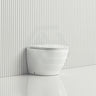 Fienza Koko Rimless Flush Matt White Wall - Faced Pan For Bathroom Wall Floor Toilet Pans