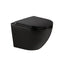 Fienza Koko Tornado Rimless Matt Black Wall Hung Toilet Pan For Bathroom Pans