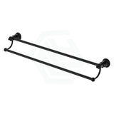 Fienza Lillian Double Towel Rail, Matte Black