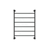 Fienza Lillian Heated Towel Rail 600Mm 4/6/9 Bars Matt Black Rails