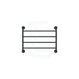 Fienza Lillian Heated Towel Rail 600Mm 4/6/9 Bars Matt Black Rails