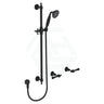 Fienza Lillian Lever Rail Shower Set Matt Black Sets