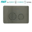 M#1(Gunmetal Grey) Fienza R&T Round Toilet Button Flush Plate Gunmetal Grey Toilets Push Buttons