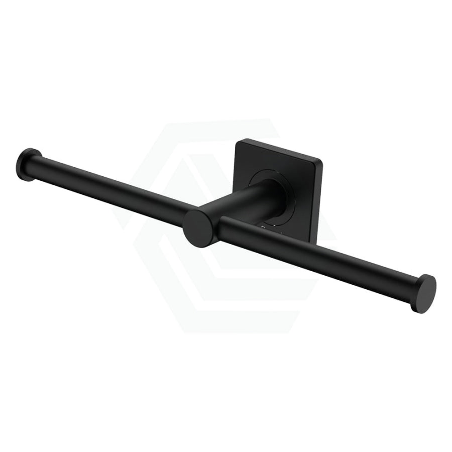 Fienza Sansa Double Roll Holder Matte Black