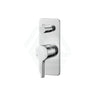 Fienza Sansa Wall Diverter Mixer Chrome Soft Square Plate Mixers 