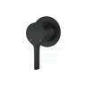 Fienza Sansa Wall Mixer Matt Black Small Round Plate Mixers