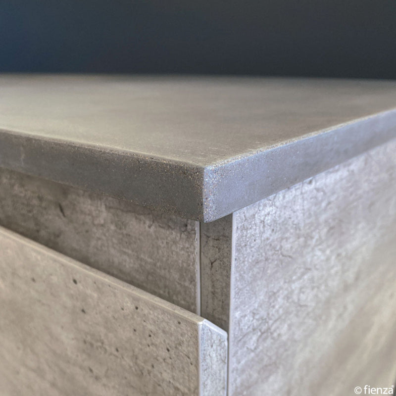Fienza Satori 750Mm Concrete Basin-Top No Tap Hole Vanity Stone Tops