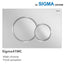 Fienza Sigma41 Round Matt Chrome Flush Button For Geberit Sigma Cistern Toilets Push Buttons