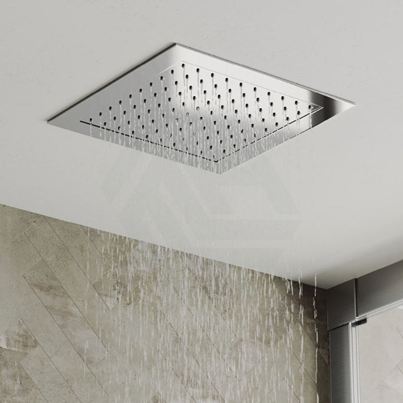 Fienza Soffito 290Mm Chrome Square Ceiling Mounted Shower Heads