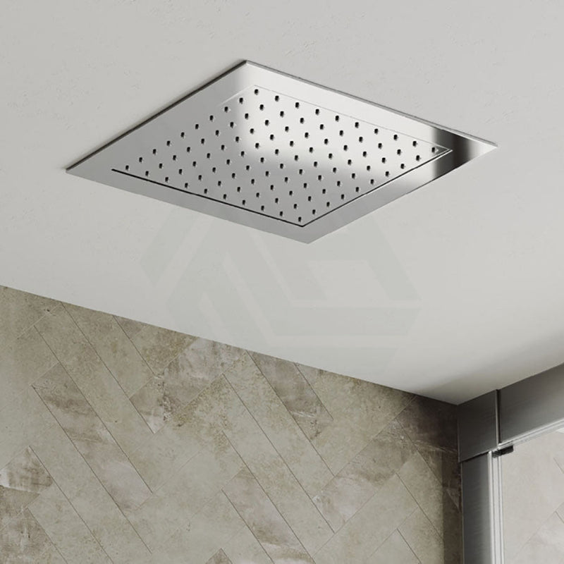 Fienza Soffito 290Mm Chrome Square Ceiling Mounted Shower Heads