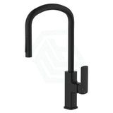 Fienza Tono Matt Black Brass 360 Swivel Pull Out Kitchen Sink Mixer Tap Mixers