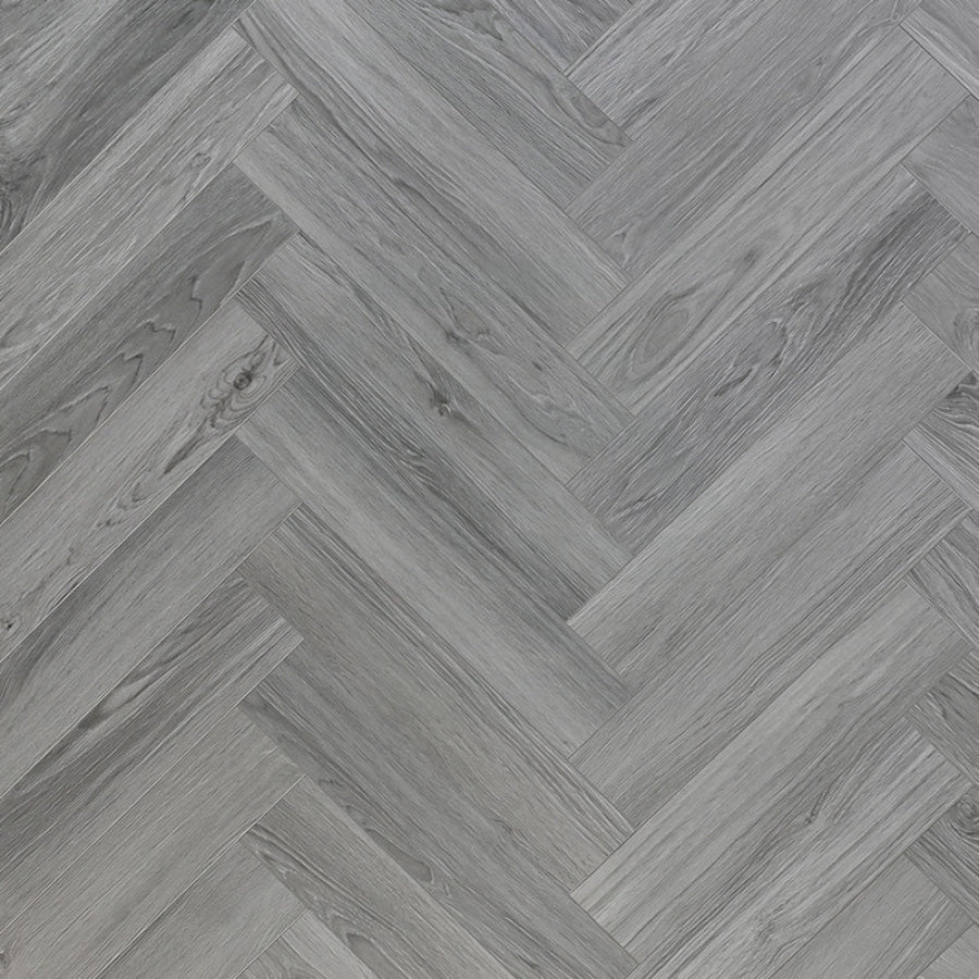 Aquawoodplus™ Waterproof Core Laminate Flooring Blue Mountain Herringbone 12Mm