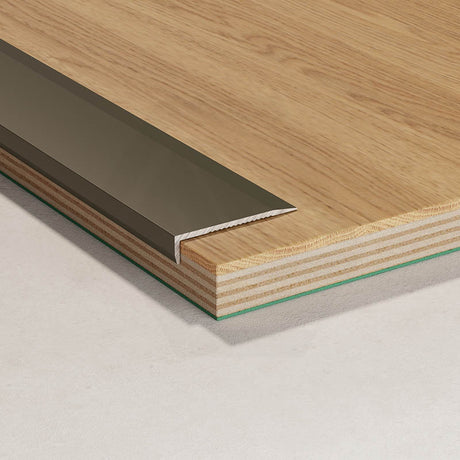 Flooring Aluminium L Shape Trim Small 2700/3400mm Variant Colour Available