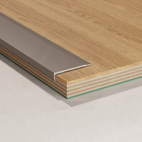 Flooring Aluminium L Shape Trim Small 2700/3400mm Variant Colour Available
