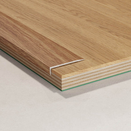Flooring Aluminium L Shape Trim Small 2700/3400mm Variant Colour Available