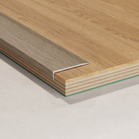 Flooring Aluminium L Shape Trim Small 2700/3400mm Variant Colour Available