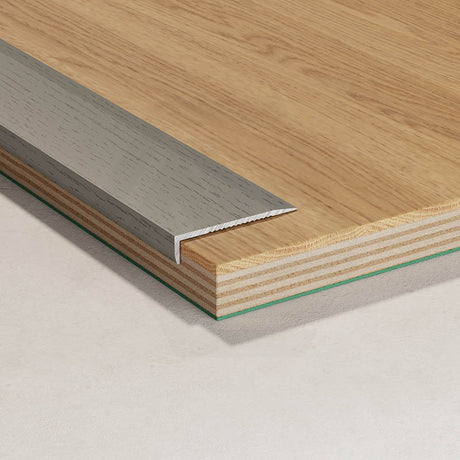 Flooring Aluminium L Shape Trim Small 2700/3400mm Variant Colour Available