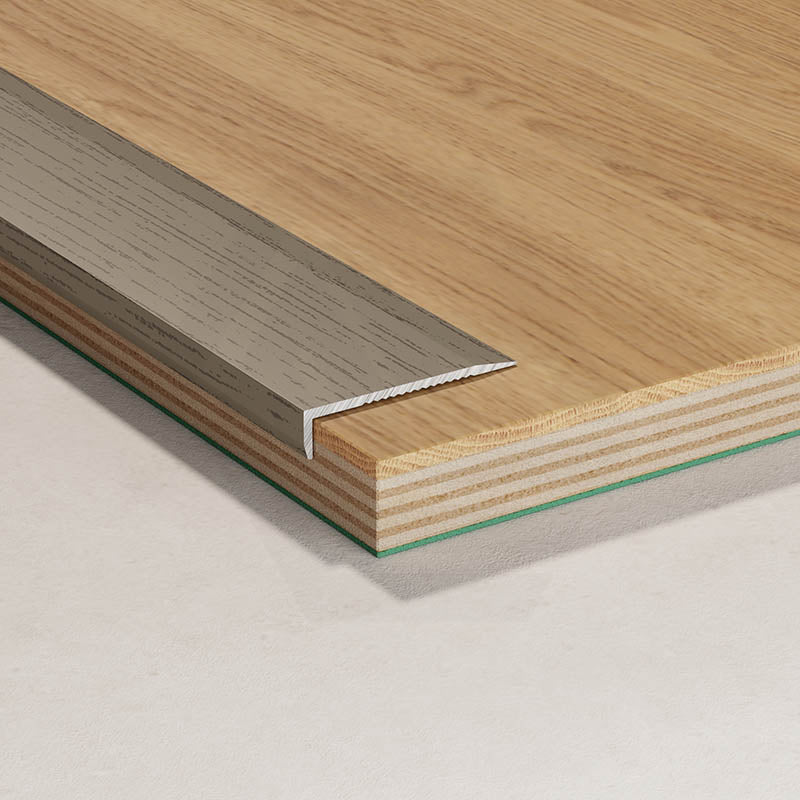 Flooring Aluminium L Shape Trim Small 2700/3400mm Variant Colour Available