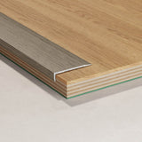 Flooring Aluminium L Shape Trim Small 2700/3400mm Variant Colour Available