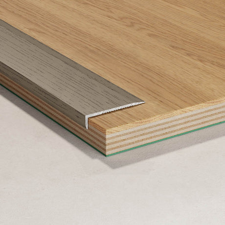 Flooring Aluminium L Shape Trim Small 2700/3400mm Variant Colour Available