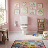 Fienza Junior Toilet Seat UF Double Flap Gloss White