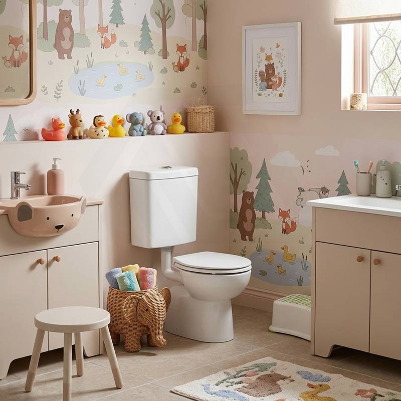Fienza Junior Toilet Seat UF Double Flap Gloss White