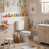 Fienza Junior Toilet Seat UF Double Flap Gloss White