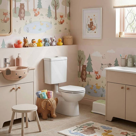 Fienza Junior Toilet Seat UF Double Flap Gloss White