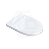Fienza RAK Resort Toilet Seat UF Soft Close 420x365mm - Gloss White