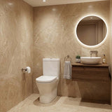 Fienza RAK Resort Toilet Seat UF Soft Close 420x365mm - Gloss White