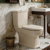 RAK Washington Close-Coupled Toilet Suite Vintage Boxed Rim Pan - Ivory