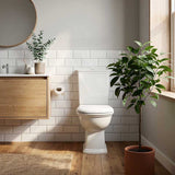 RAK Close-Coupled Toilet Suite Boxed Rim S-Trap Only - Washington White