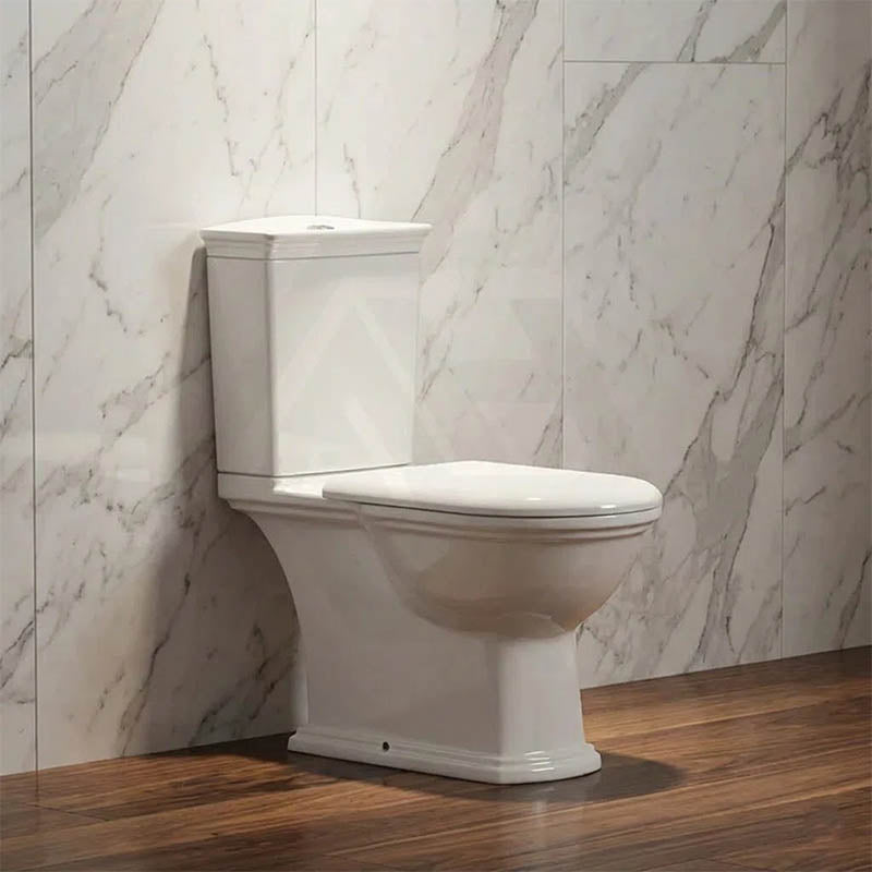 RAK Close-Coupled Toilet Suite Boxed Rim Pan P-Trap Only - Washington White