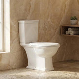 RAK Close-Coupled Toilet Suite Boxed Rim Pan P-Trap Only - Washington White