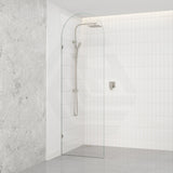 Fienza Arch Frameless Walk-in Fixed Panel 10mm Glass 700-1200x2200mm - Variant Colour Fittings