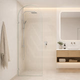 Fienza Arch Frameless Walk-in Fixed Panel 10mm Glass 700-1200x2200mm - Variant Colour Fittings