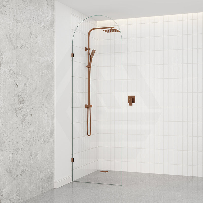 Fienza Arch Frameless Walk-in Fixed Panel 10mm Glass 700-1200x2200mm - Variant Colour Fittings