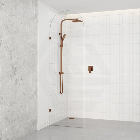 Fienza Arch Frameless Walk-in Fixed Panel 10mm Glass 700-1200x2200mm - Variant Colour Fittings