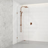 Fienza Arch Frameless Walk-in Fixed Panel 10mm Glass 700-1200x2200mm - Variant Colour Fittings