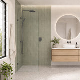 Fienza Arch Frameless Walk-in Fixed Panel 10mm Glass 700-1200x2200mm - Variant Colour Fittings