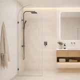 Fienza Arch Frameless Walk-in Fixed Panel 10mm Glass 700-1200x2200mm - Variant Colour Fittings